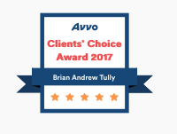 Brian Tully Avvo Client's Choice Award 2017